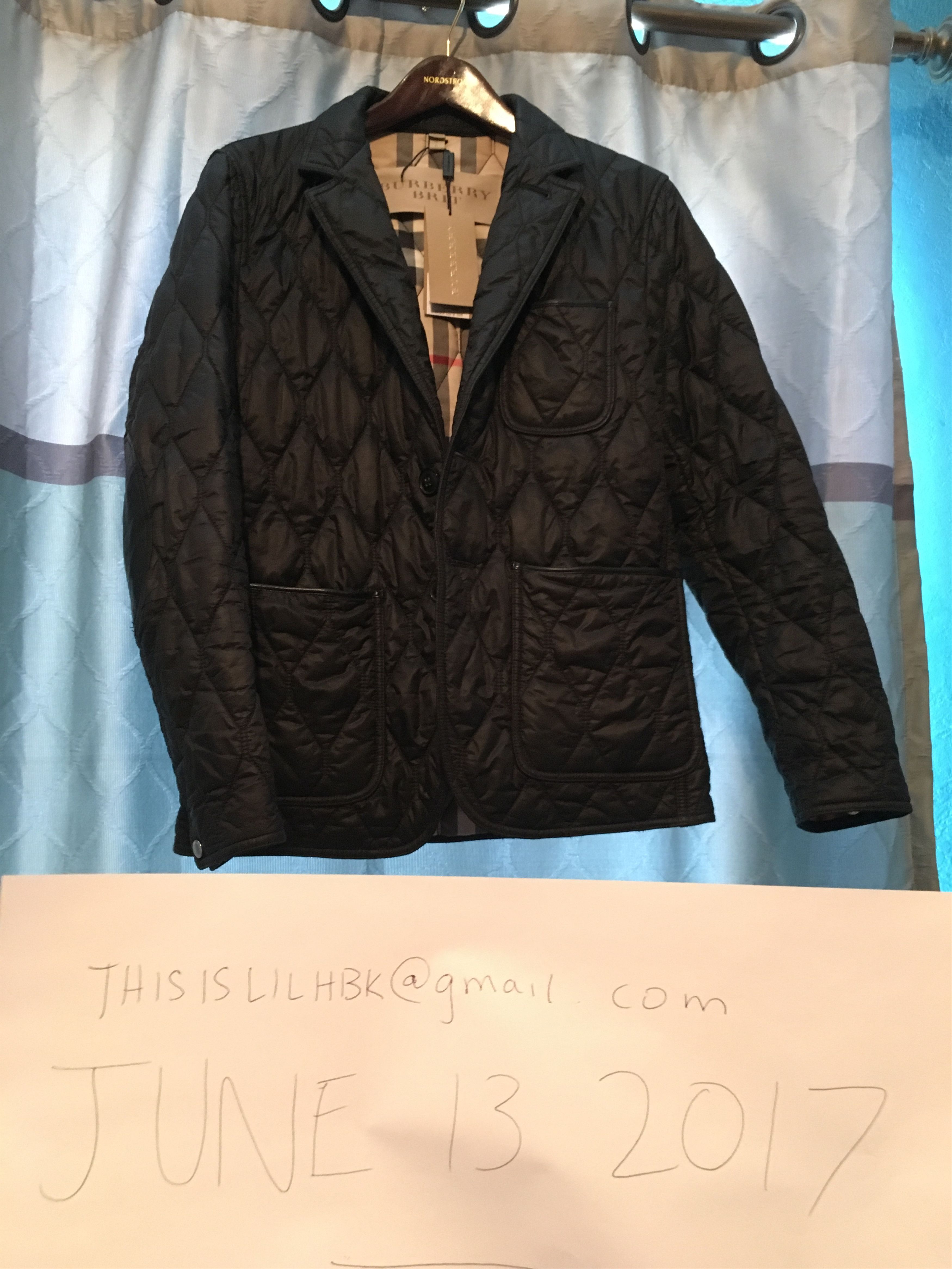 Burberry gillington quilted fashion jacket