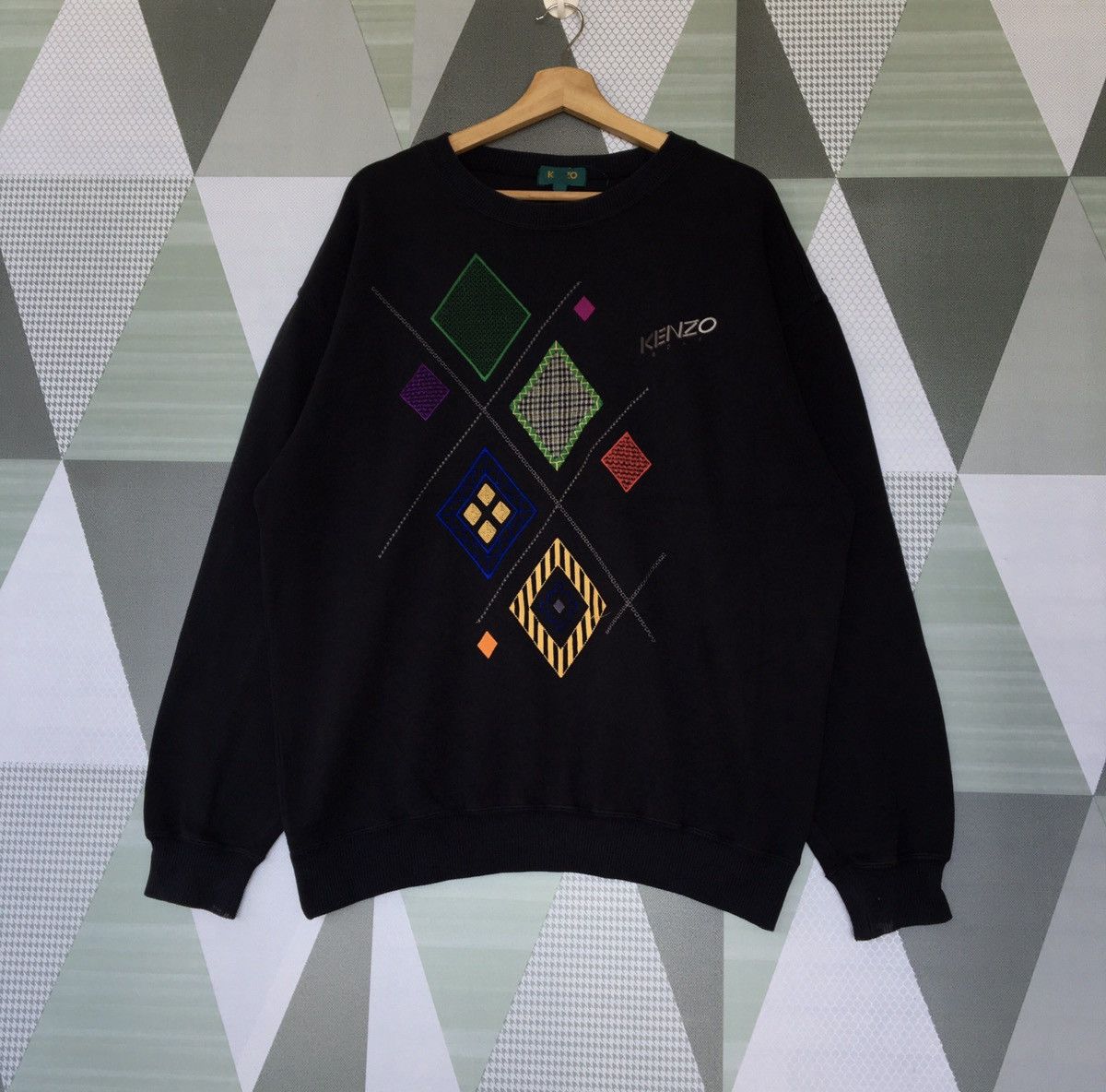 Japanese Brand × Kenzo × Vintage Kenzo Golf Sweatshirt Pullover Jumper Sweatshirt Size US L / EU 52-54 / 3 - 1 Thumbnail