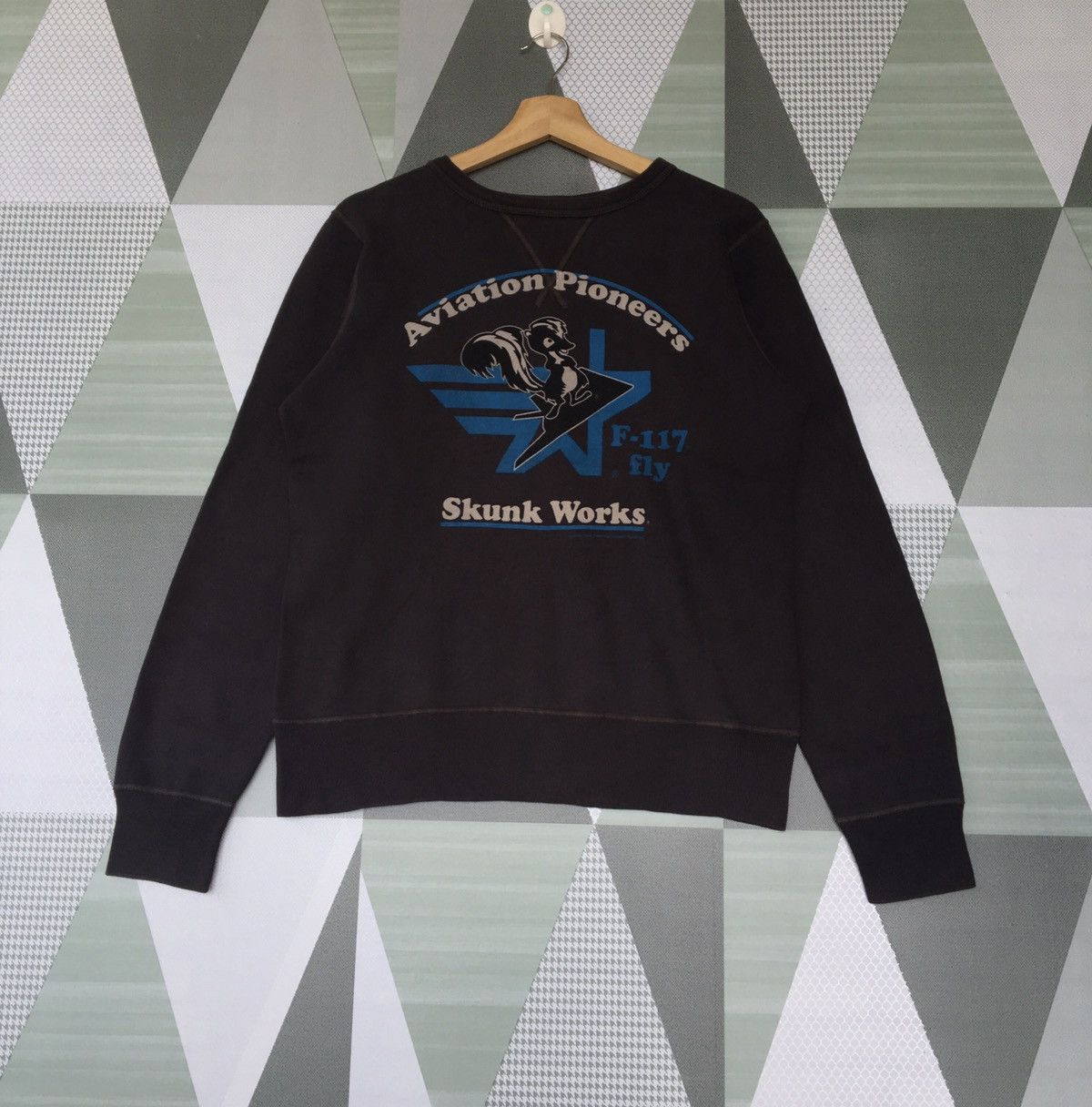 Buzz Rickson's Buzz Rickson Aviation Pioneers Skunk Works Sweatshirt Pullov Size US S / EU 44-46 / 1 - 1 Thumbnail