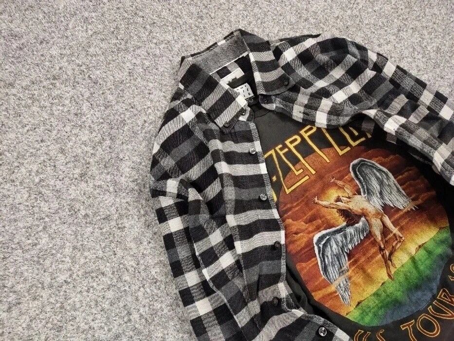 Flannel Vintage Flannel Shirt Checkered Travis Scott Style Hype Size US L / EU 52-54 / 3 - 7 Thumbnail