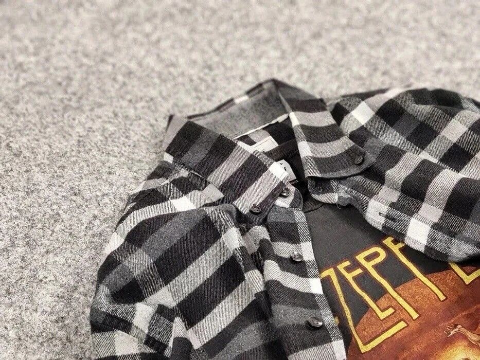 Flannel Vintage Flannel Shirt Checkered Travis Scott Style Hype Size US L / EU 52-54 / 3 - 15 Thumbnail