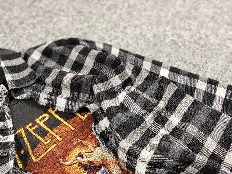 Flannel Vintage Flannel Shirt Checkered Travis Scott Style Hype Size US L / EU 52-54 / 3 - 14 Thumbnail