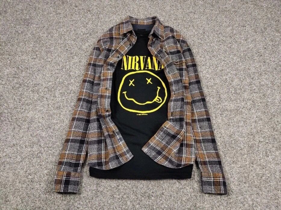 Flannel Vintage Flannel Shirt Travis Scott Style Size US S / EU 44-46 / 1 - 2 Thumbnail