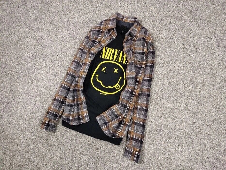 Flannel Vintage Flannel Shirt Travis Scott Style Size US S / EU 44-46 / 1 - 3 Thumbnail