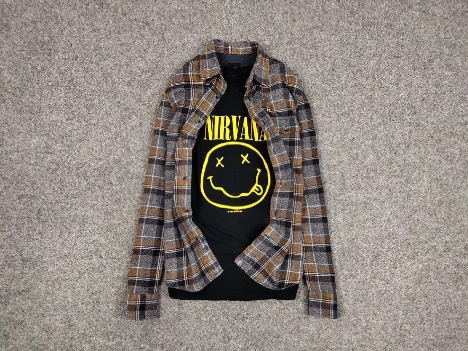 Flannel Vintage Flannel Shirt Travis Scott Style Size US S / EU 44-46 / 1 - 1 Thumbnail