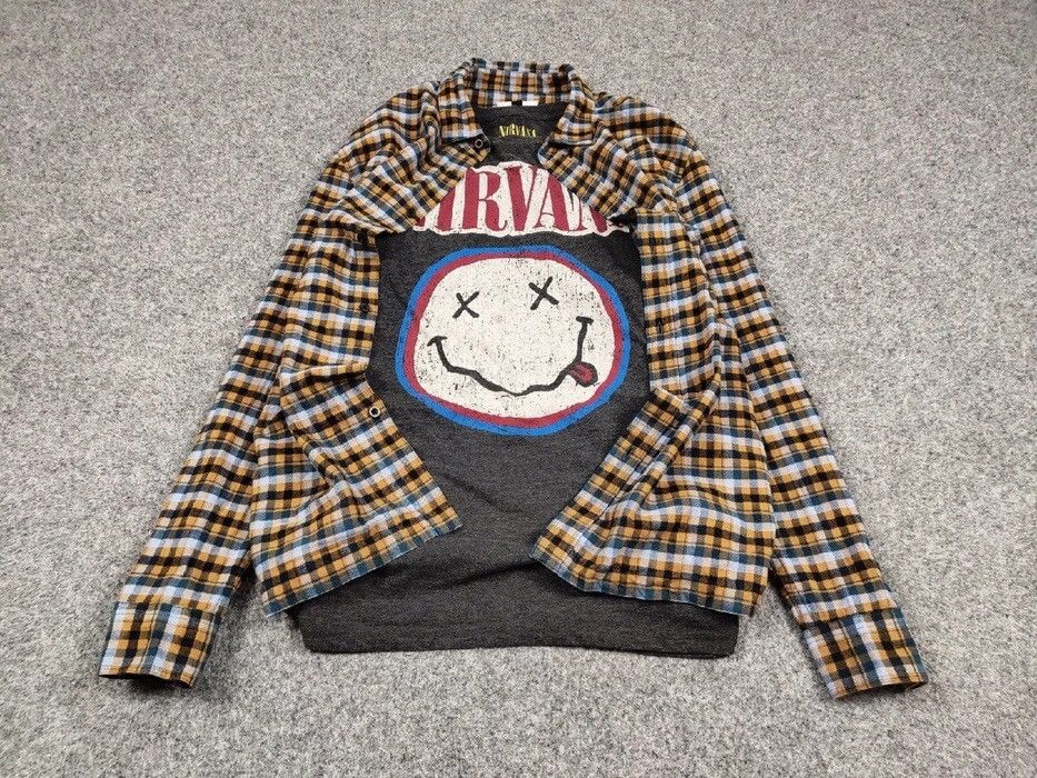 Flannel × Vintage Vintage Flannel Shirt Checkered Travis Scott Style Hype Size US XL / EU 56 / 4 - 2 Thumbnail
