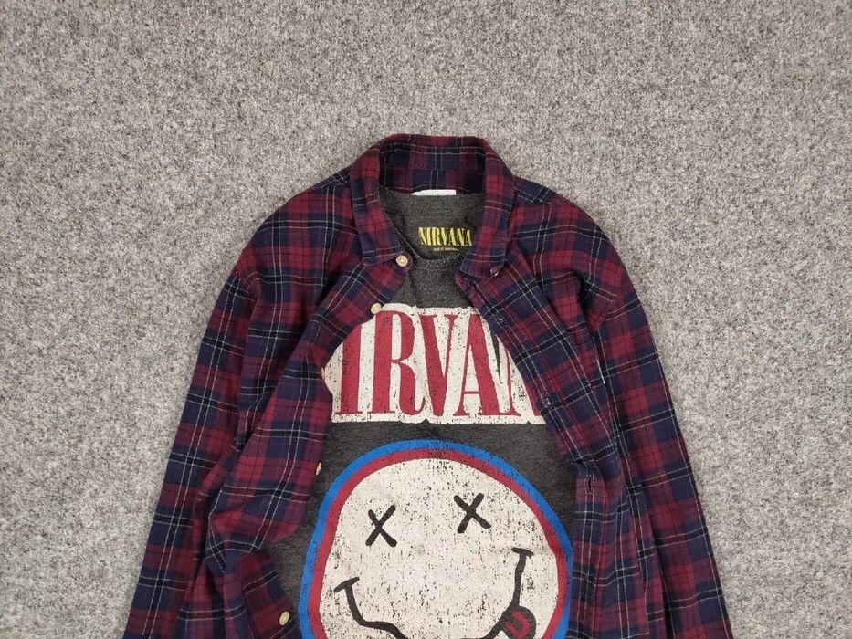 Flannel Vintage Flannel Shirt Checkered Travis Scott Style Size US M / EU 48-50 / 2 - 4 Thumbnail