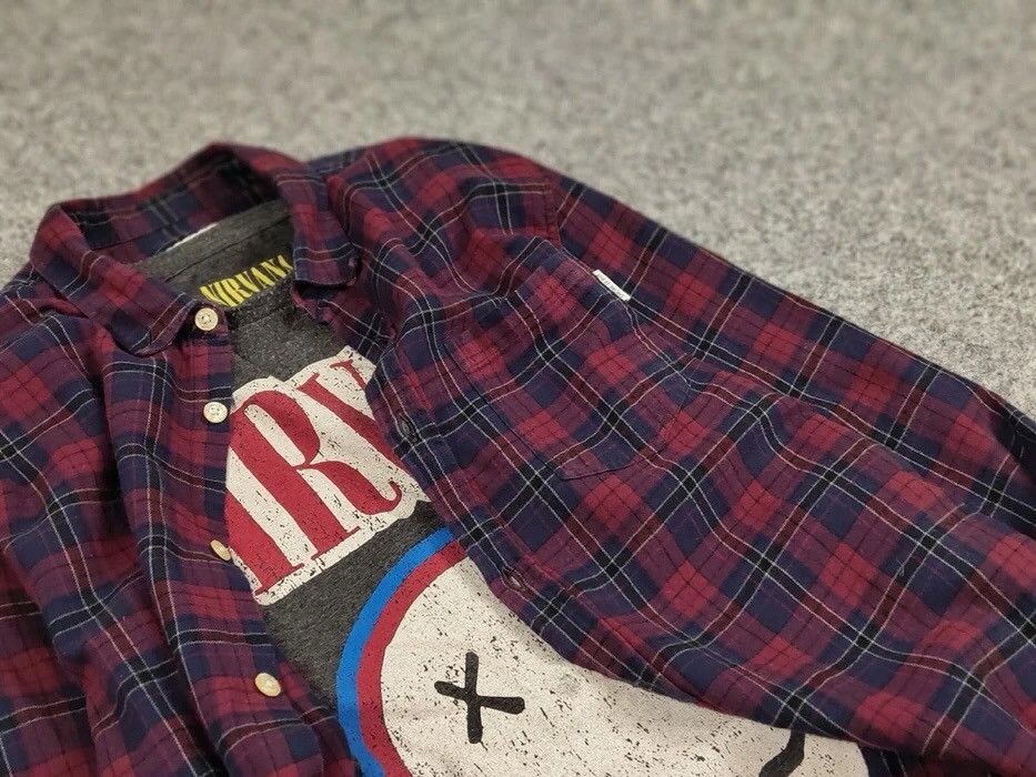 Flannel Vintage Flannel Shirt Checkered Travis Scott Style Size US M / EU 48-50 / 2 - 11 Thumbnail