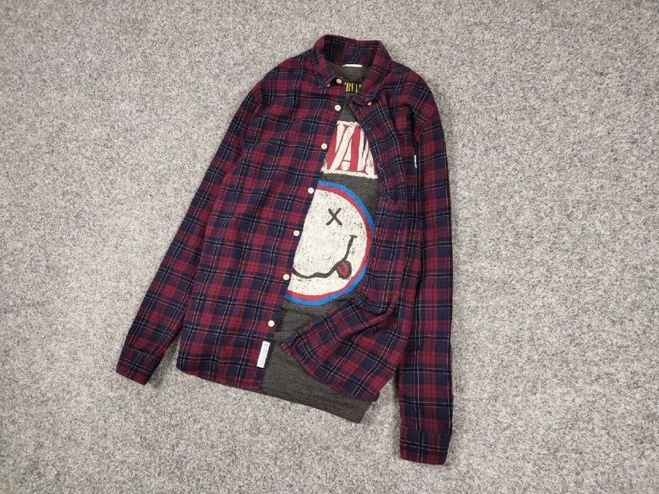 Flannel Vintage Flannel Shirt Checkered Travis Scott Style Size US M / EU 48-50 / 2 - 7 Thumbnail