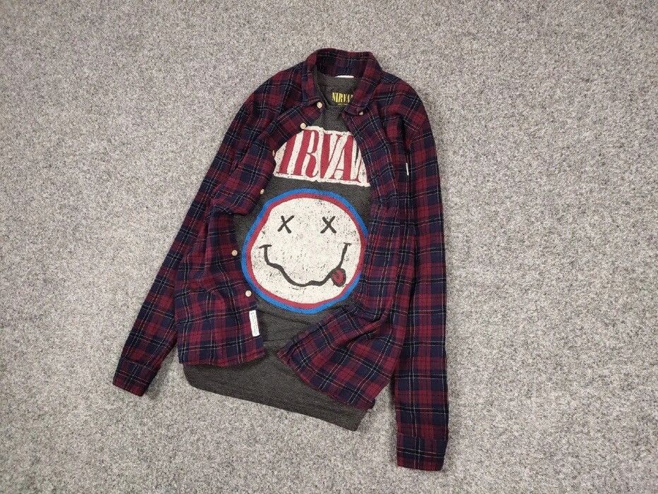 Flannel Vintage Flannel Shirt Checkered Travis Scott Style Size US M / EU 48-50 / 2 - 3 Thumbnail