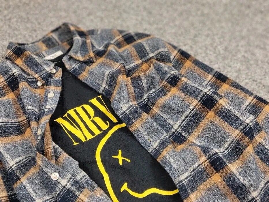 Flannel Vintage Flannel Shirt Travis Scott Style Size US M / EU 48-50 / 2 - 11 Thumbnail