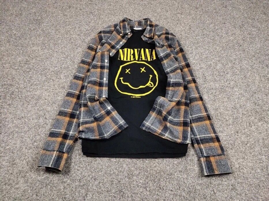 Flannel Vintage Flannel Shirt Travis Scott Style Size US M / EU 48-50 / 2 - 2 Thumbnail