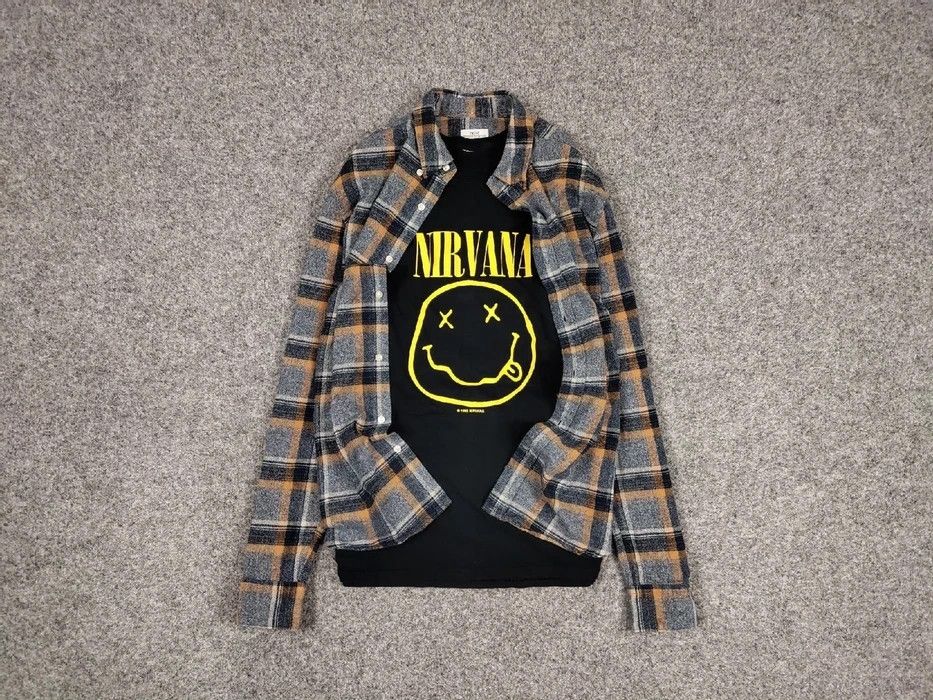 Flannel Vintage Flannel Shirt Travis Scott Style Size US M / EU 48-50 / 2 - 1 Thumbnail