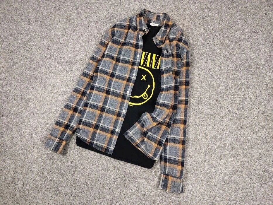 Flannel Vintage Flannel Shirt Travis Scott Style Size US M / EU 48-50 / 2 - 7 Thumbnail