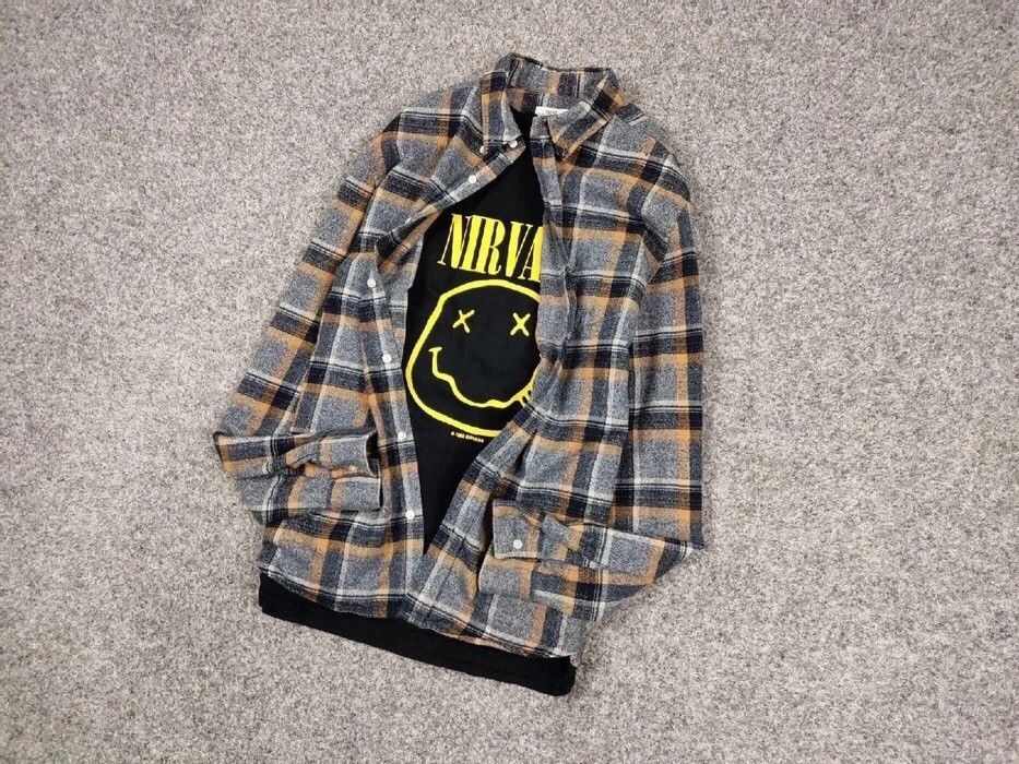 Flannel Vintage Flannel Shirt Travis Scott Style Size US M / EU 48-50 / 2 - 9 Thumbnail