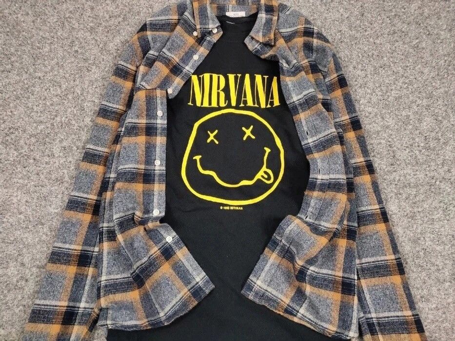 Flannel Vintage Flannel Shirt Travis Scott Style Size US M / EU 48-50 / 2 - 6 Thumbnail