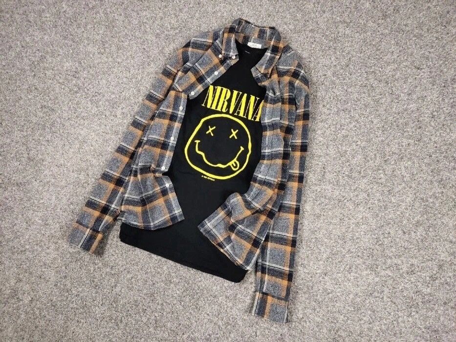 Flannel Vintage Flannel Shirt Travis Scott Style Size US M / EU 48-50 / 2 - 3 Thumbnail