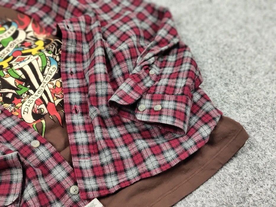 Flannel Vintage Flannel Shirt Checkered Travis Scott Style Hype Size US L / EU 52-54 / 3 - 10 Thumbnail