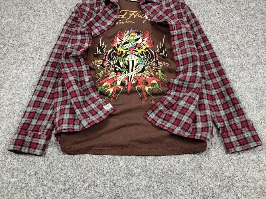 Flannel Vintage Flannel Shirt Checkered Travis Scott Style Hype Size US L / EU 52-54 / 3 - 5 Thumbnail