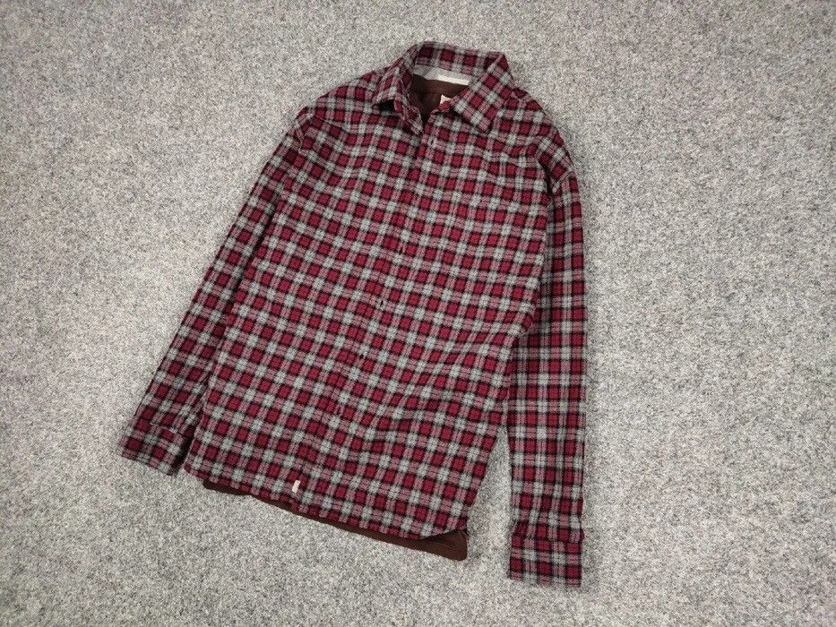 Flannel Vintage Flannel Shirt Checkered Travis Scott Style Hype Size US L / EU 52-54 / 3 - 8 Thumbnail