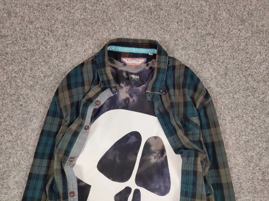Flannel Vintage Flannel Shirt Checkered Travis Scott Style Size US L / EU 52-54 / 3 - 4 Thumbnail