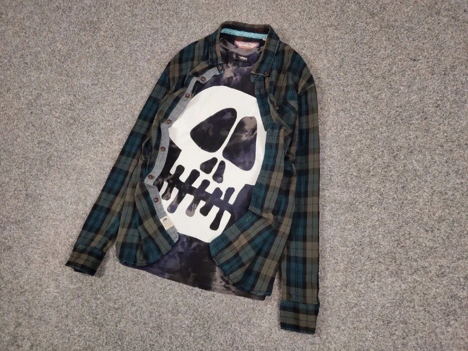 Flannel Vintage Flannel Shirt Checkered Travis Scott Style Size US L / EU 52-54 / 3 - 3 Thumbnail