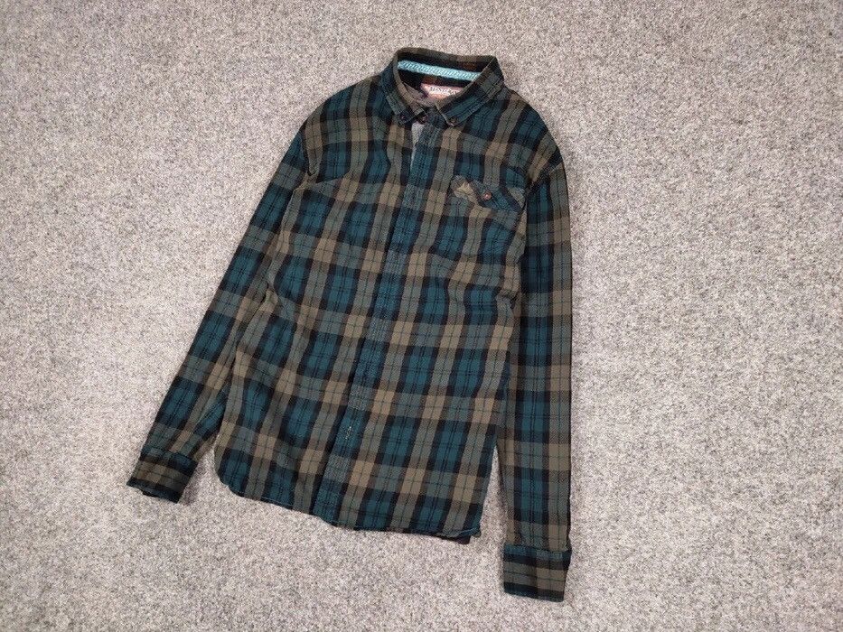 Flannel Vintage Flannel Shirt Checkered Travis Scott Style Size US L / EU 52-54 / 3 - 8 Thumbnail