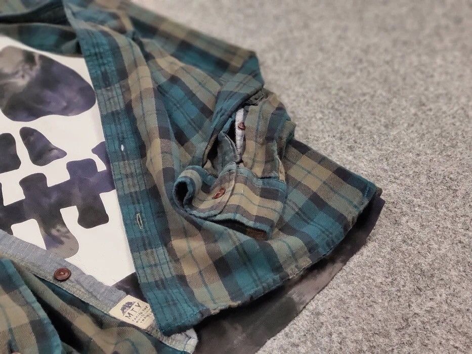 Flannel Vintage Flannel Shirt Checkered Travis Scott Style Size US L / EU 52-54 / 3 - 10 Thumbnail
