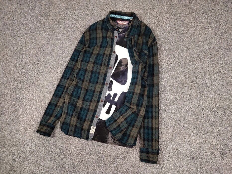 Flannel Vintage Flannel Shirt Checkered Travis Scott Style Size US L / EU 52-54 / 3 - 7 Thumbnail