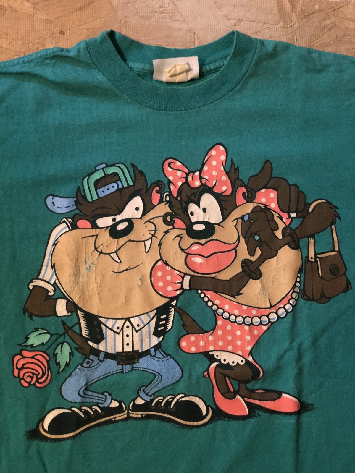 Vintage 1998 outlet looney tunes Taz holidazed t shirt single stitch