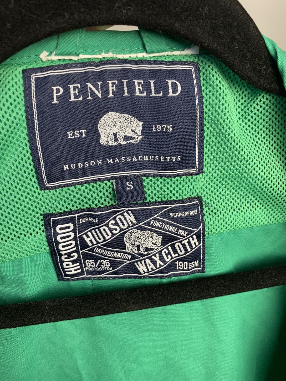 Penfield Penfield Gibson Hudson Wax Rain Hooded Jacket Size S / US 4 / IT 40 - 5 Thumbnail