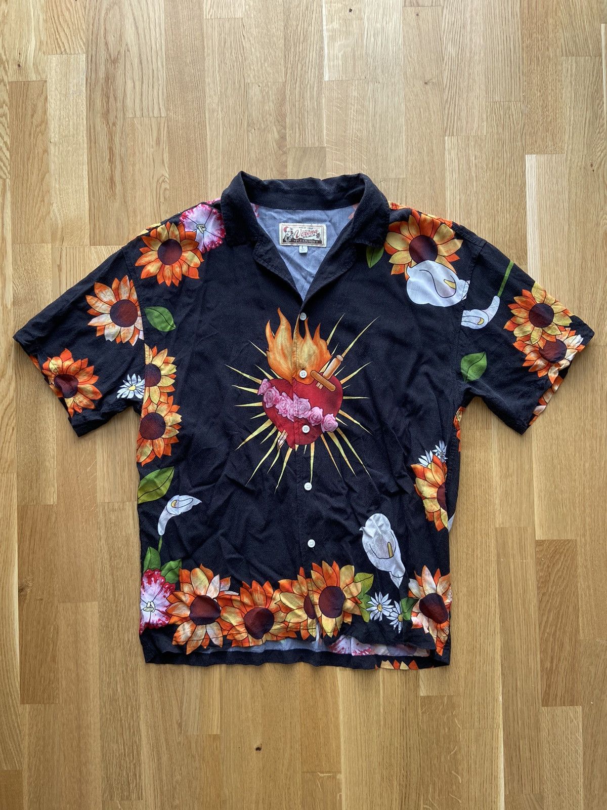 Pleasures Pleasures Sacred heart bowling shirt Size US L / EU 52-54 / 3 - 1 Thumbnail