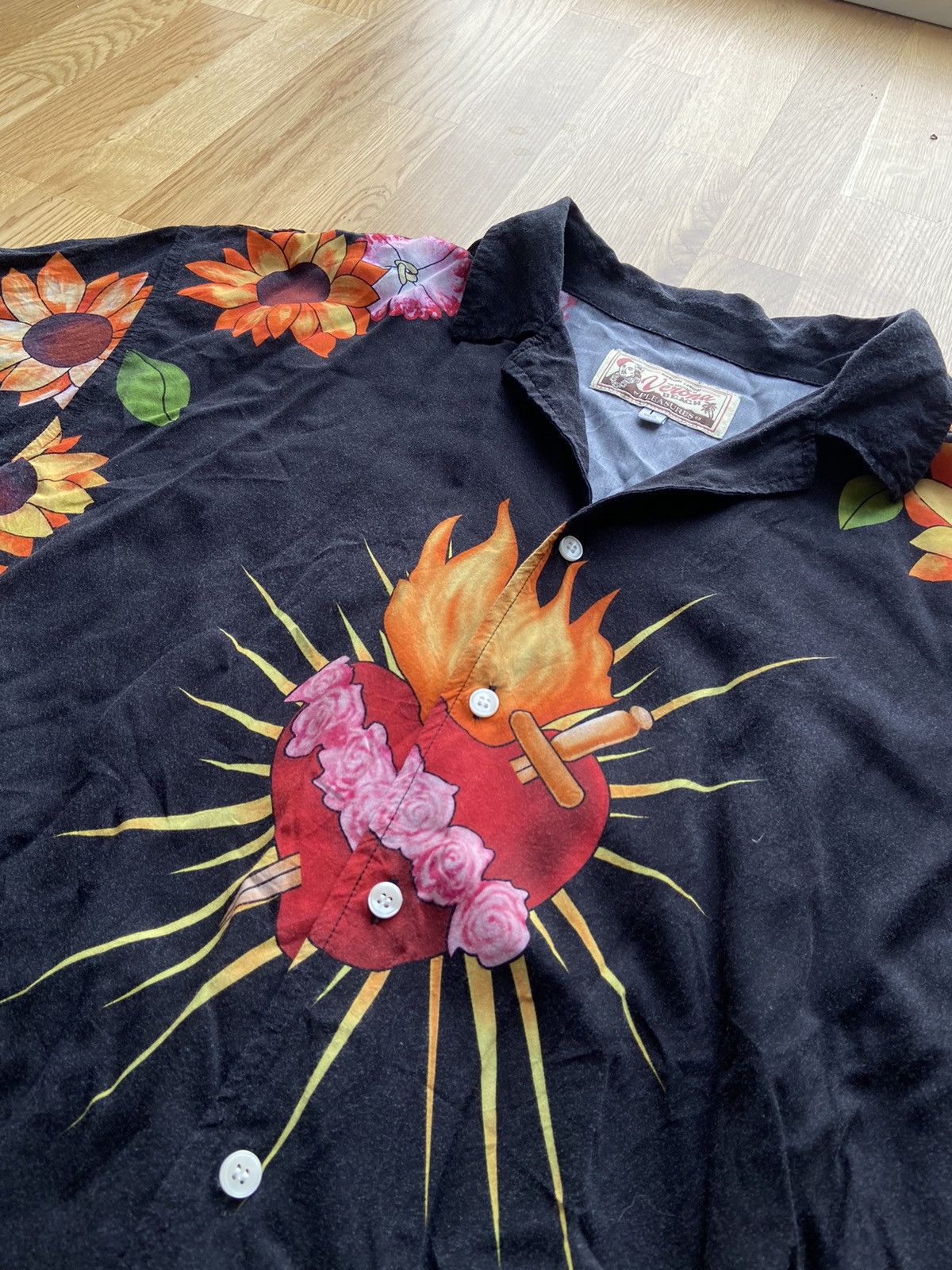 Pleasures Pleasures Sacred heart bowling shirt Size US L / EU 52-54 / 3 - 3 Thumbnail