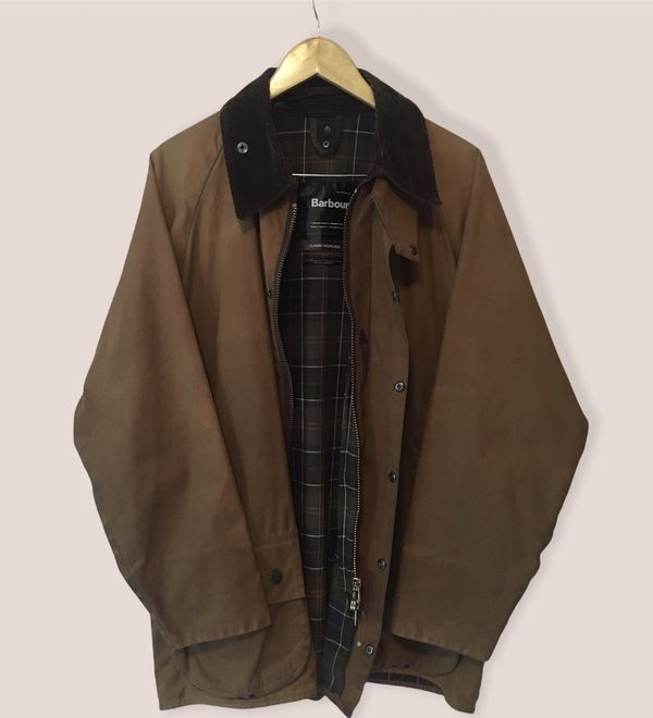 Barbour Rare Authentic Classic Barbour A821 Moorland Jacket Waxed