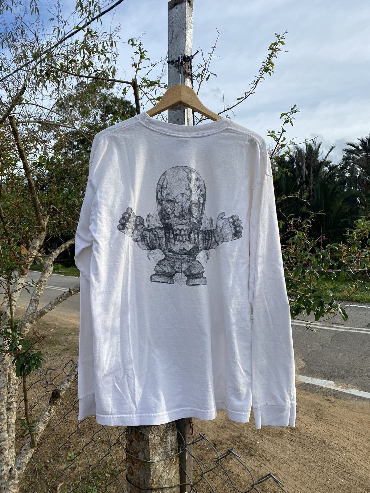 image of Chrome Hearts Nice Back Foti in White, Men's (Size Large)