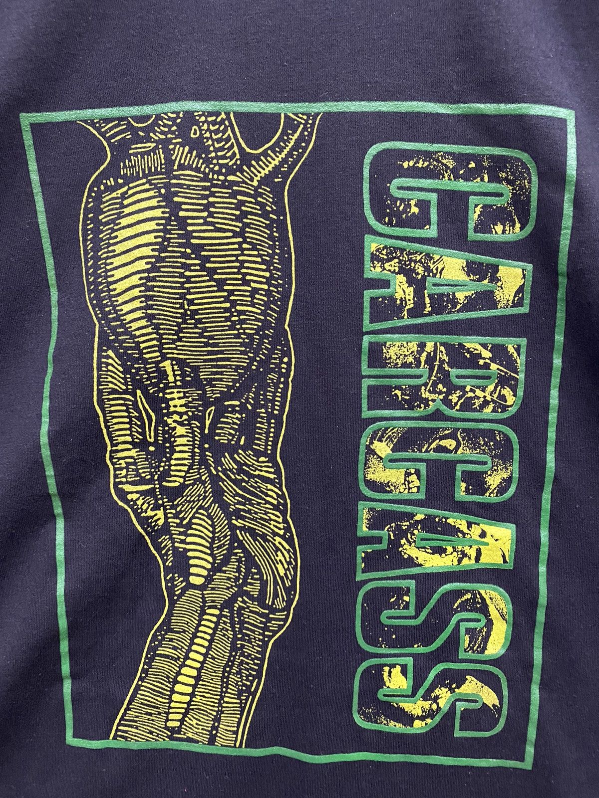 Band Tees vintage 1993 CARCASS artwork drawing metal album t-shirts Size US XL / EU 56 / 4 - 3 Thumbnail