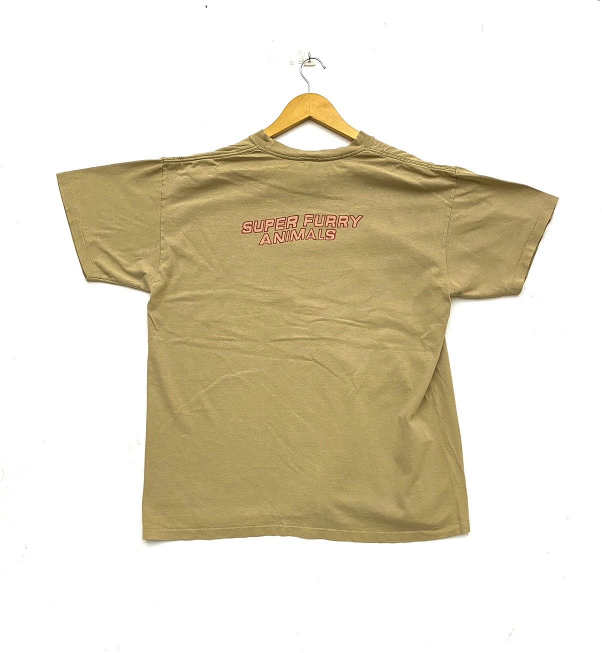 Band Tees vintage 90s SUPER FURY ANIMALS rare design rock t-shirts Size US XL / EU 56 / 4 - 2 Thumbnail