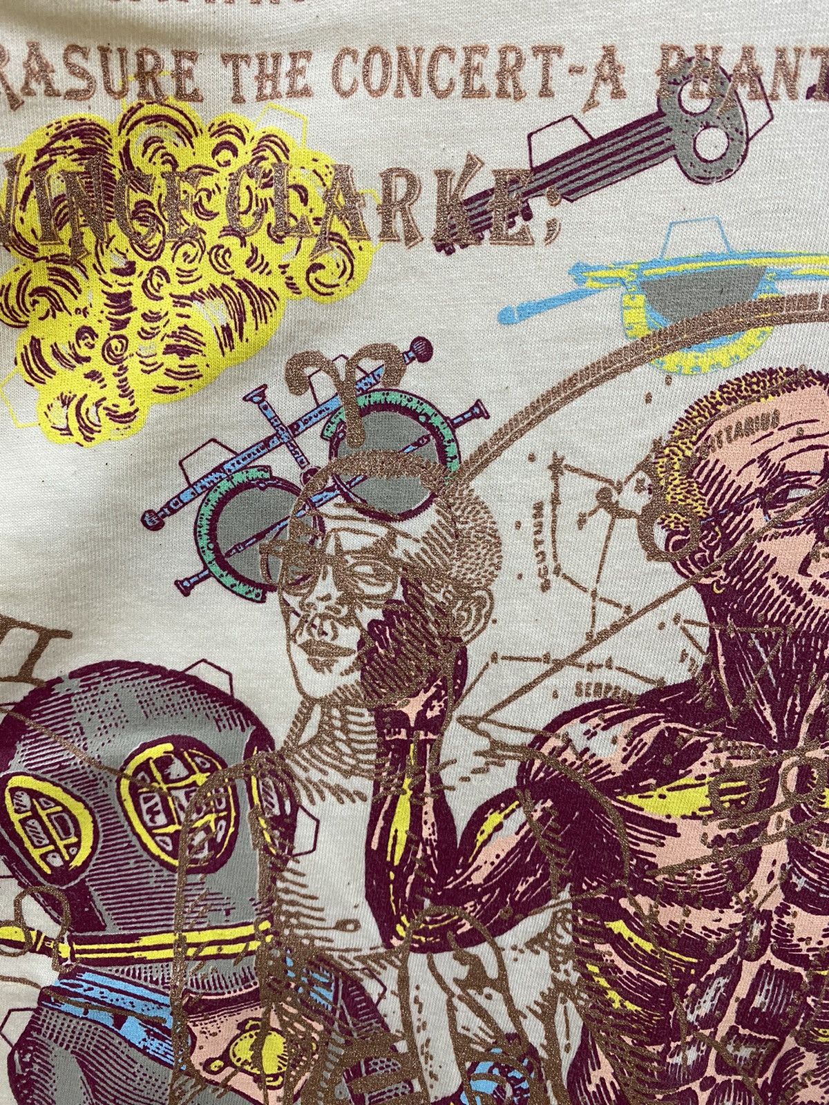 Band Tees vintage 1992 ERASURE phantasmagorical tour rare t-shirts Size US XL / EU 56 / 4 - 4 Thumbnail