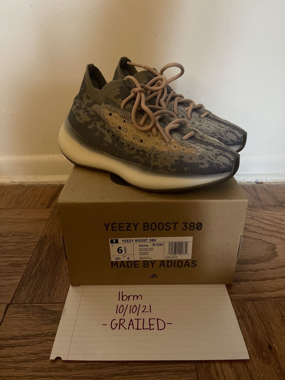 Yeezy Boost 380 Mist Non-Reflective