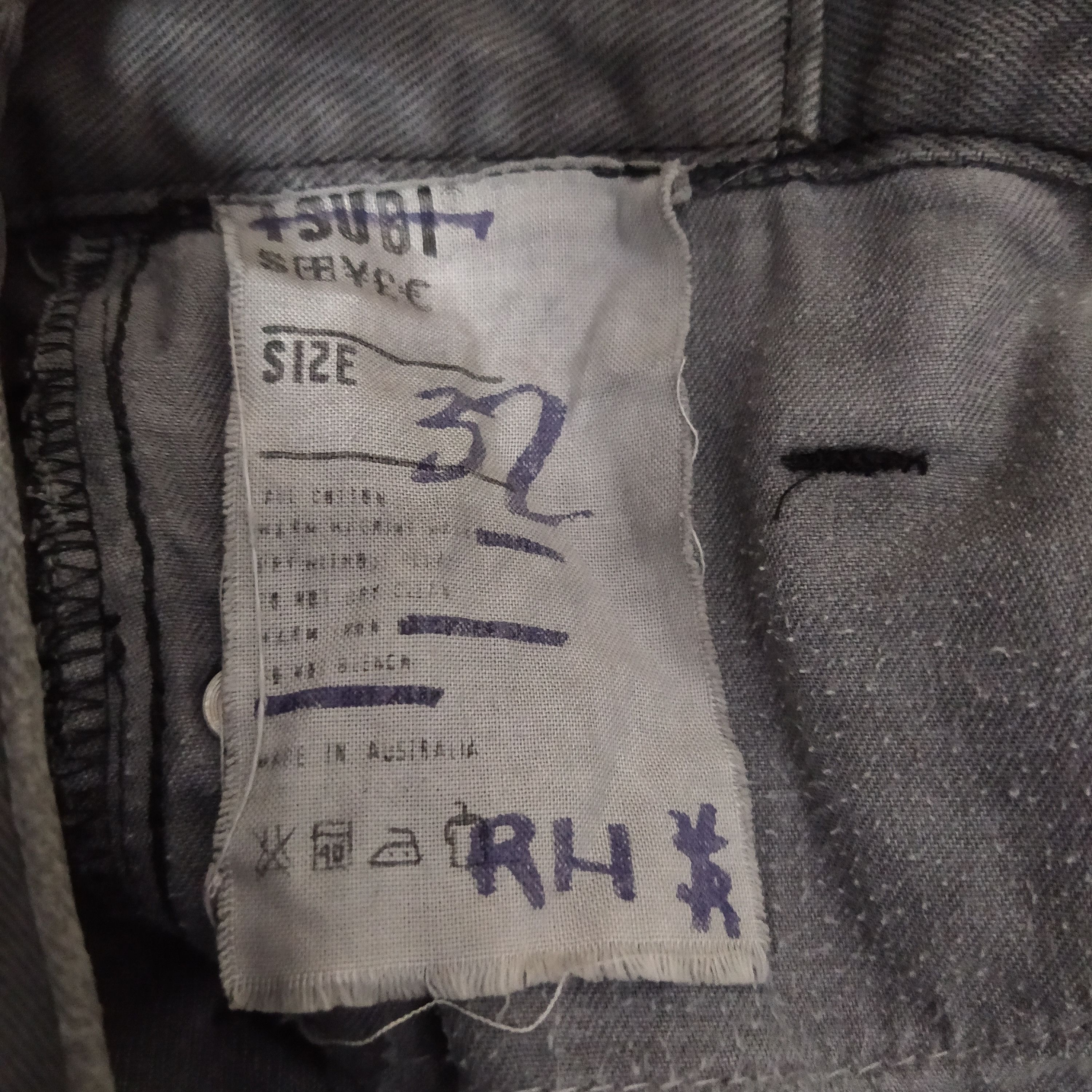 Ksubi VTG TSUBI KSUBI DISTRESSED DENIM LIMITED (D156) Size US 34 / EU 50 - 10 Thumbnail