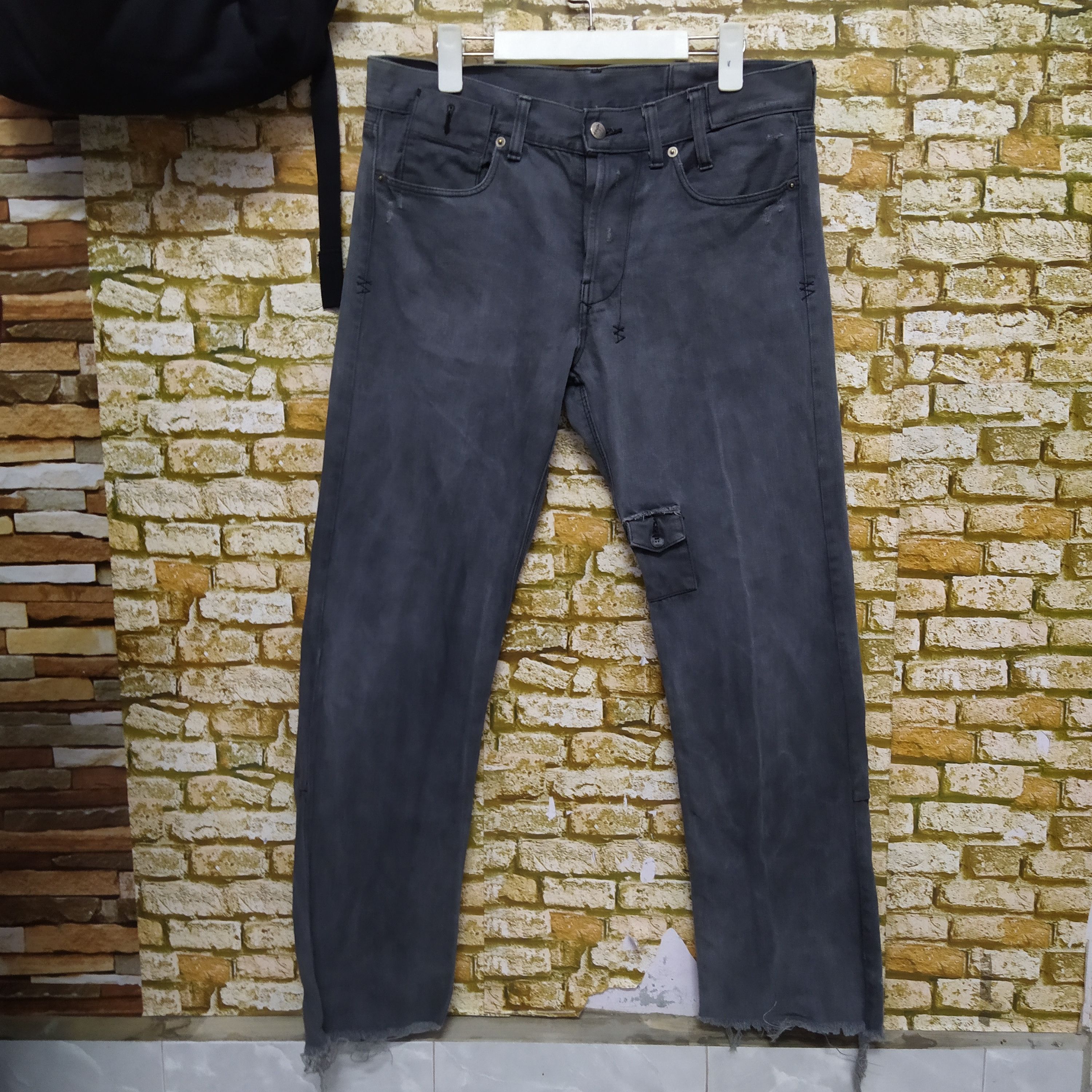 Ksubi VTG TSUBI KSUBI DISTRESSED DENIM LIMITED (D156) Size US 34 / EU 50 - 1 Thumbnail