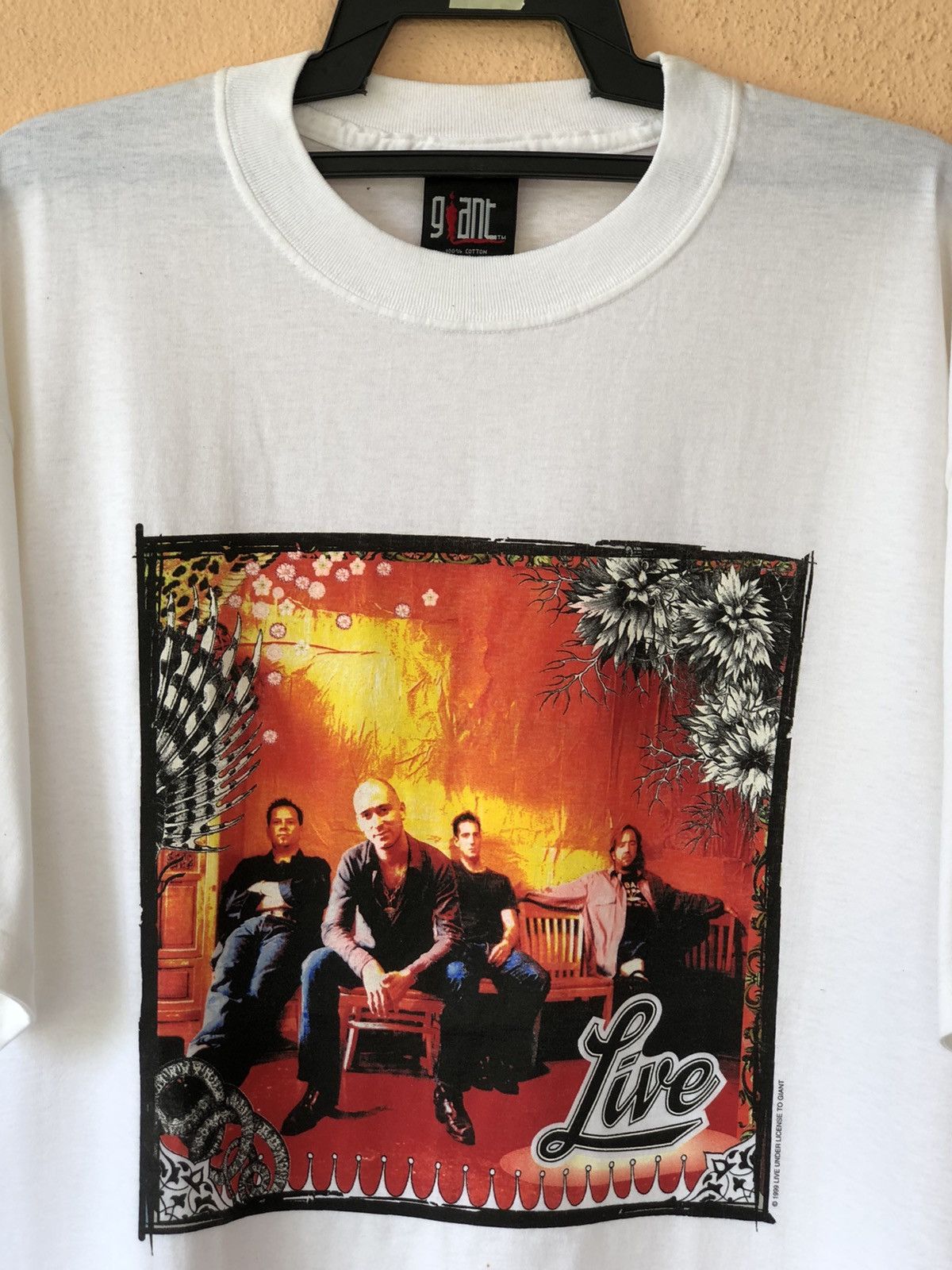Band Tees × Vintage Vintage 90s Live Alternative Band Promo Tee Size US XL / EU 56 / 4 - 2 Thumbnail