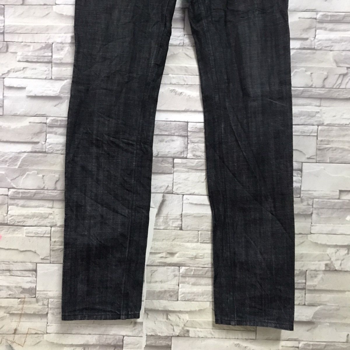 Pledge PLEDGE Japan Black Denim Slim Jeans Hedi Slimane Size US 33 - 8 Thumbnail