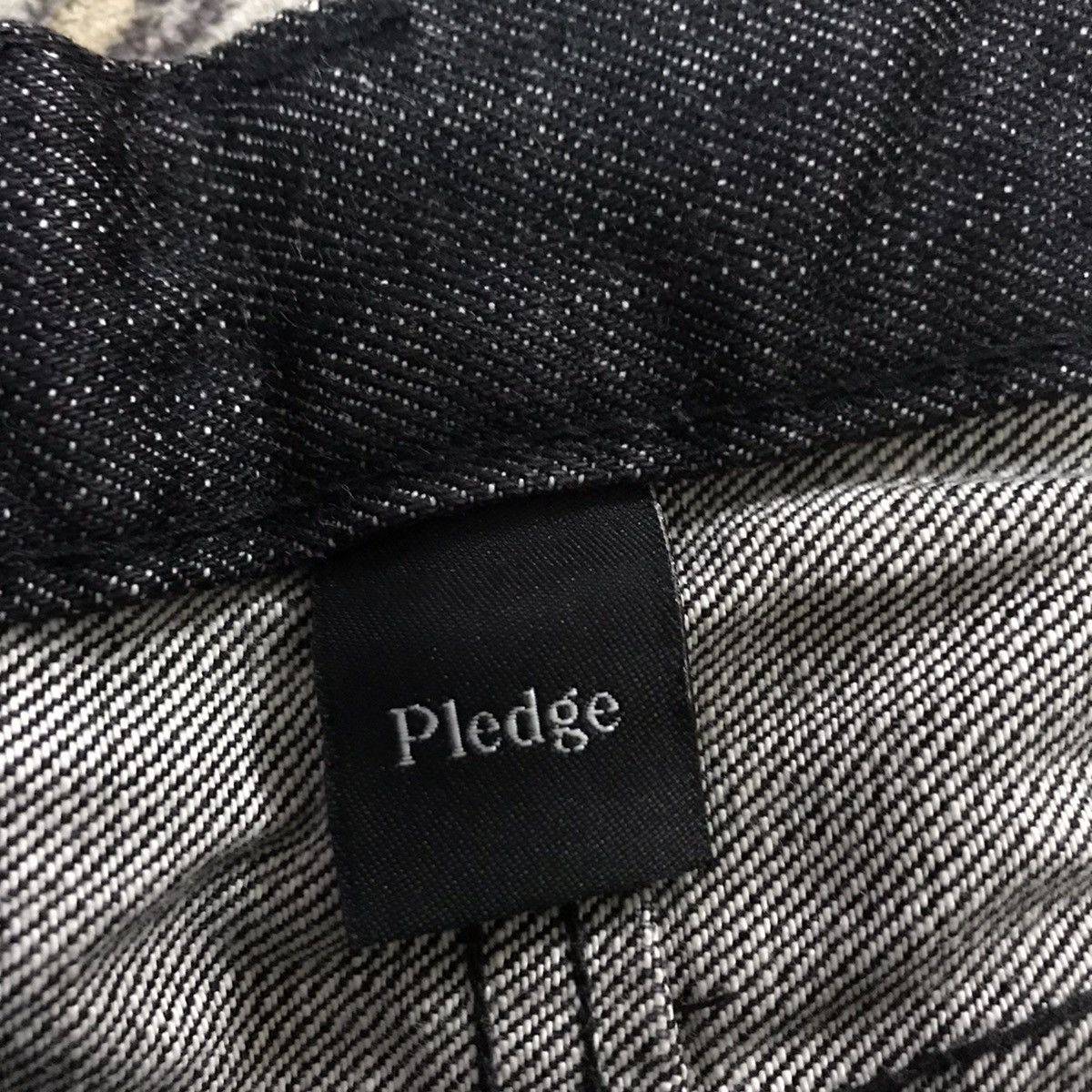 Pledge PLEDGE Japan Black Denim Slim Jeans Hedi Slimane Size US 33 - 12 Thumbnail