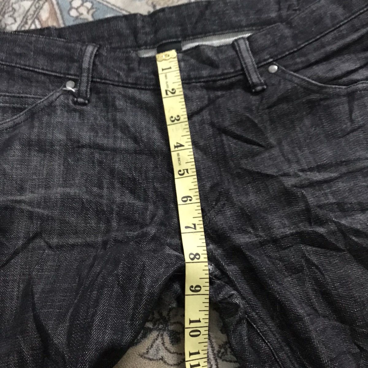 Pledge PLEDGE Japan Black Denim Slim Jeans Hedi Slimane Size US 33 - 20 Thumbnail