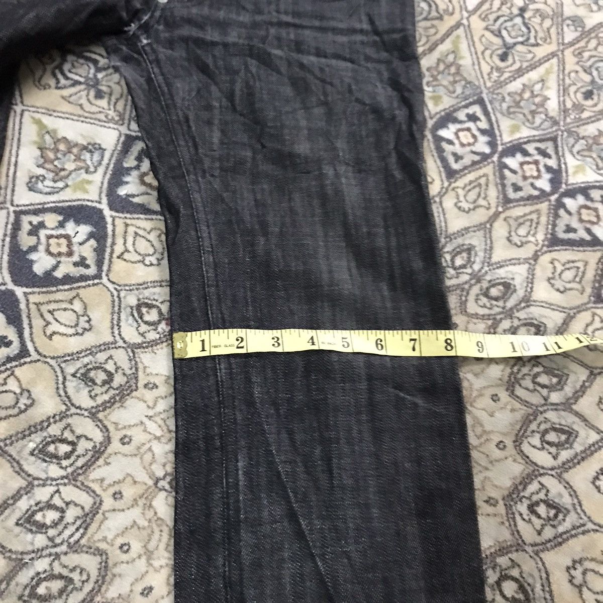 Pledge PLEDGE Japan Black Denim Slim Jeans Hedi Slimane Size US 33 - 22 Thumbnail