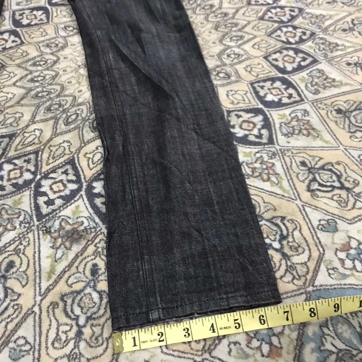 Pledge PLEDGE Japan Black Denim Slim Jeans Hedi Slimane Size US 33 - 23 Thumbnail