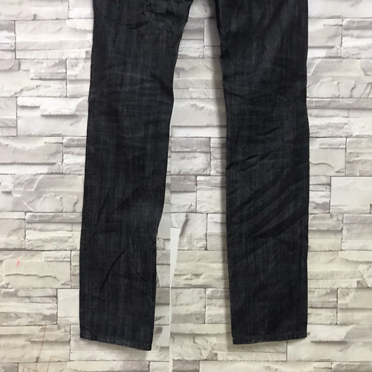Pledge PLEDGE Japan Black Denim Slim Jeans Hedi Slimane Size US 33 - 11 Thumbnail