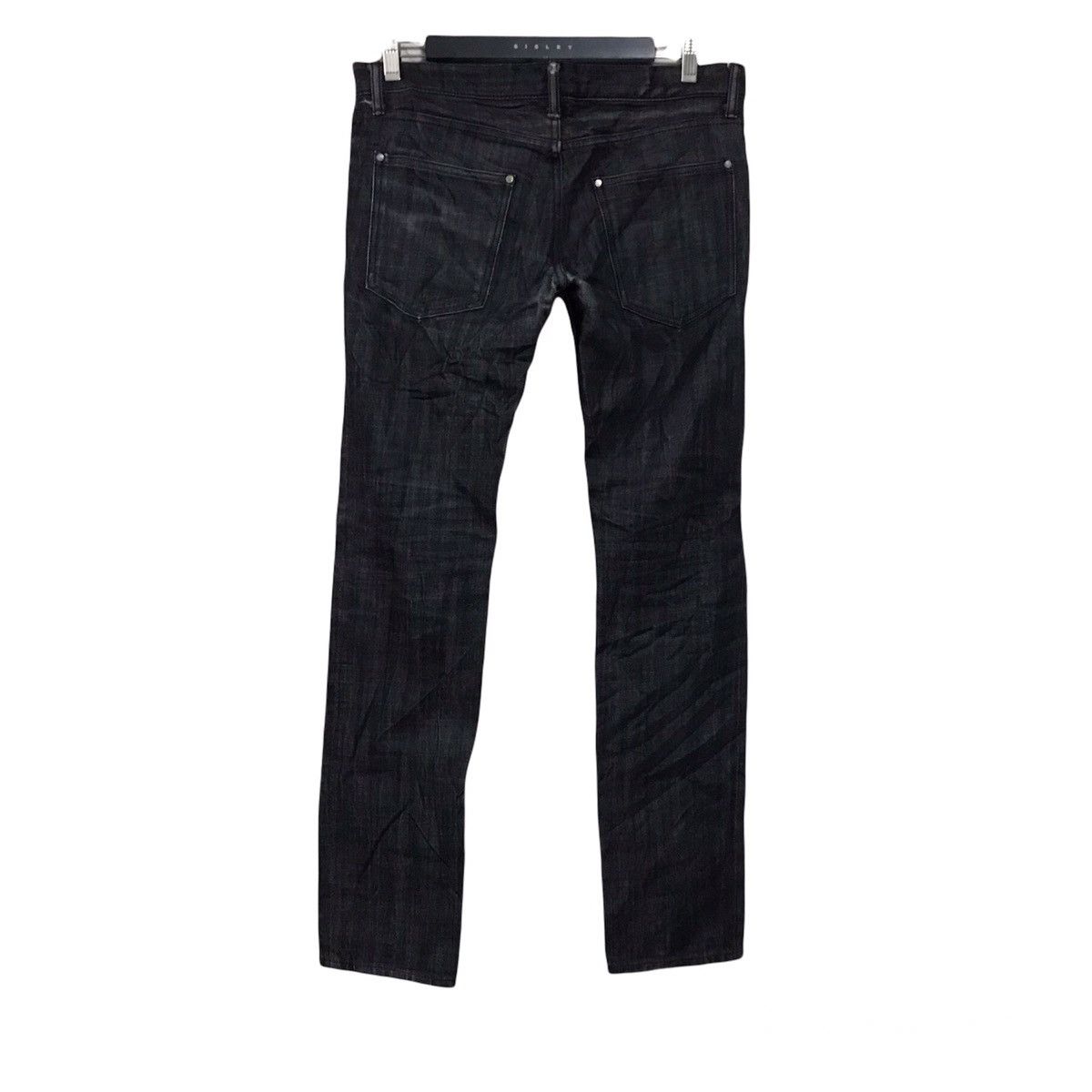 Pledge PLEDGE Japan Black Denim Slim Jeans Hedi Slimane Size US 33 - 2 Thumbnail