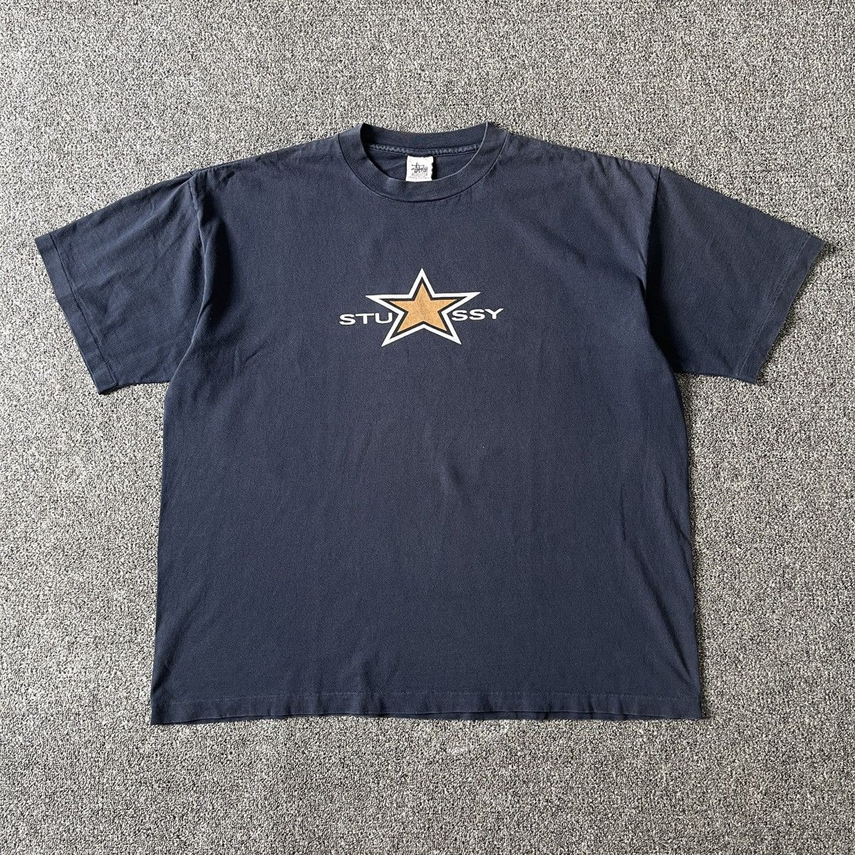 Stussy × Vintage Vintage 90s Stussy Star tshirt | Grailed